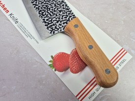 Cuchillo cocina mango madera